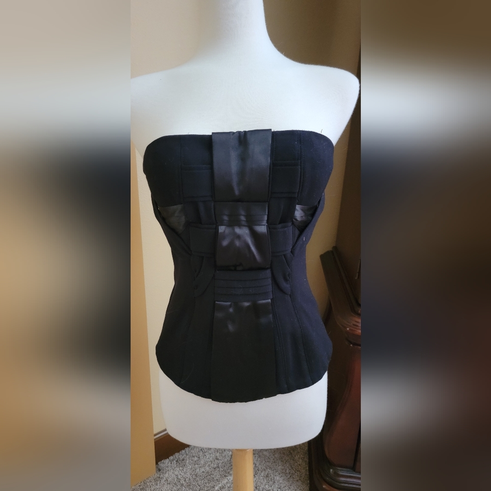 BCBG Max Azria Bustier Strapless Top